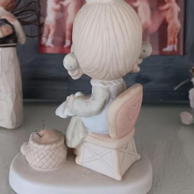 Precious moments "Mother" - Willow tree Angel - Cherub and framed babies