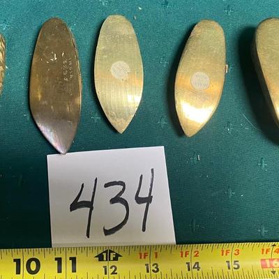 Vintage Brass Aladdin Shoe Ashtrays