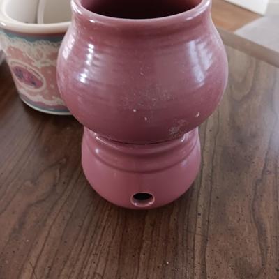 Potpourri burners and apple pie candle dish