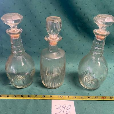 Vintage Liquor Decanters