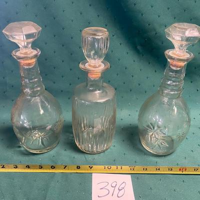 Vintage Liquor Decanters