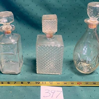 Vintage Liquor Decanters