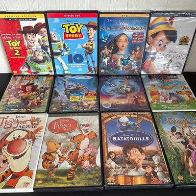 LOT 42G: Collection Of Disney DVDs & Blue Rays - Toy Story, Frozen, Nemo & More