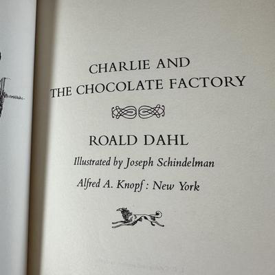 LOT 70B: Charlie And The Chocolate Factory Roald Dahl Knopf 1964 First Edition Hardcover