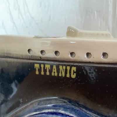LOT 83 G: Vintage 1970 R.M.S. Titanic Liquor Bottle By Paul Lux