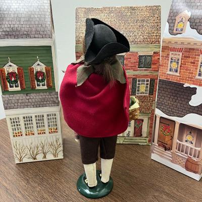 LOT 150G: Byers' Choice Williamsburg Series Figurines Thomas Jefferson and More