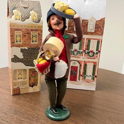 LOT 152G: Byers' Choice - Pub Woman, Cheese Monger, Woman Selling Cider Figurines