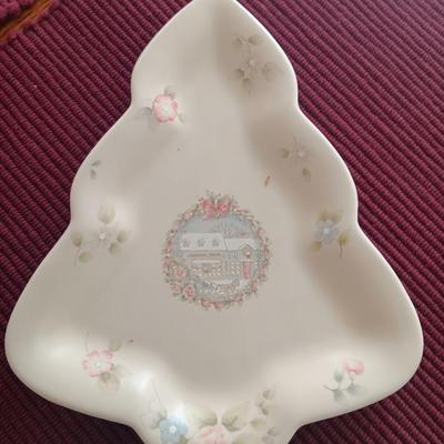 PFALTZGRAFF Tea Rose serving dishes - platter- Christmas dish - vegetable bowl