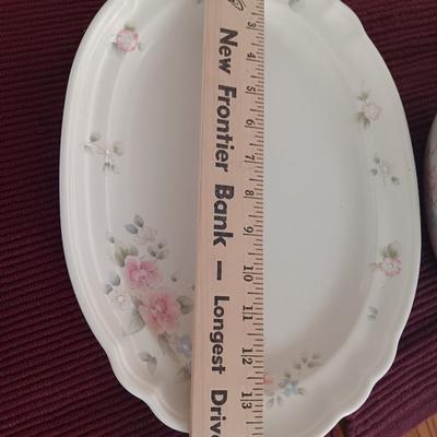 PFALTZGRAFF Tea Rose serving dishes - platter- Christmas dish - vegetable bowl