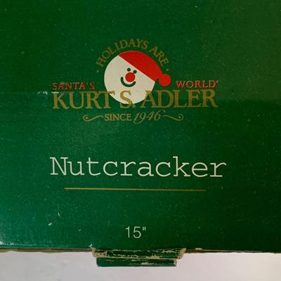 LOT 283 B: Vintage Nutcracker Collection: Herr Drosselmeyer Toymaker Nutcracker, Kurt Adler Santa Nutcracker, & More