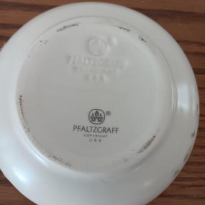 PFALTZGRAFF Tea Rose condiment dishes - salt & pepper shaker cream & sugar