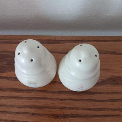 PFALTZGRAFF Tea Rose condiment dishes - salt & pepper shaker cream & sugar