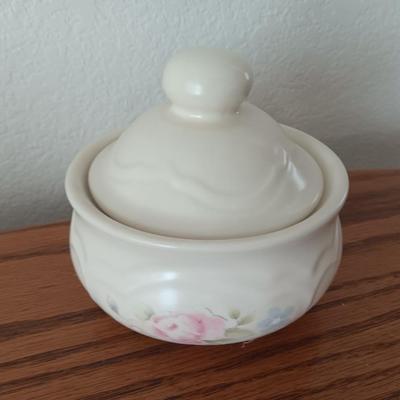 PFALTZGRAFF Tea Rose condiment dishes - salt & pepper shaker cream & sugar