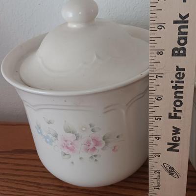 PFALTZGRAFF Tea Rose three piece Canister set