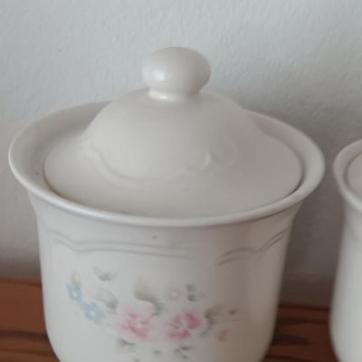PFALTZGRAFF Tea Rose three piece Canister set