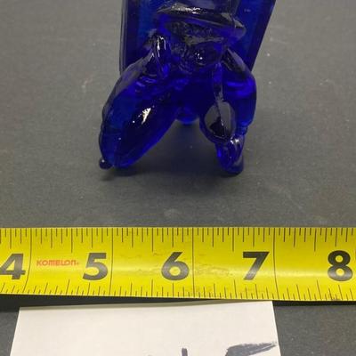 Vintage Cobalt Blue Toothpick Holder