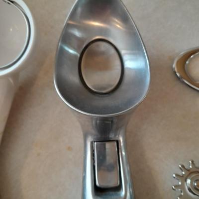 Kitchen Utensils - Meat and candy thermometers - nice ice cream scoop - melon scoop and a wine opener