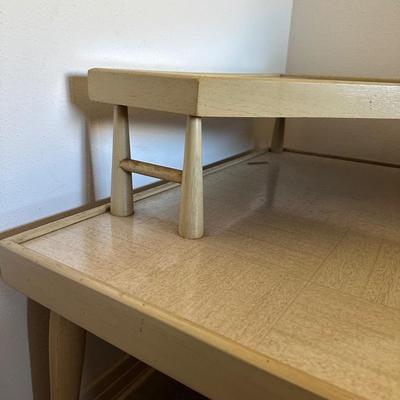 Mid Century Two Tier Corner Table