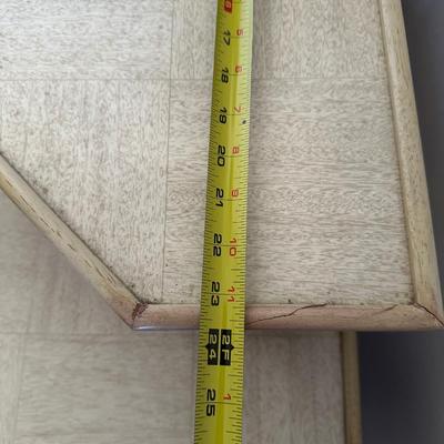 Mid Century Two Tier Corner Table