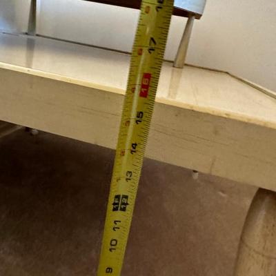 Mid Century Two Tier Corner Table