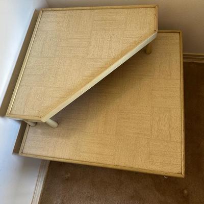 Mid Century Two Tier Corner Table