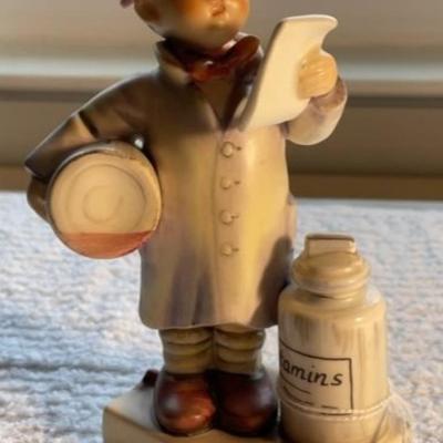HUMMEL Figurine #322 TMK-4 LITTLE PHARMACIST 6" Tall in Good Preowned Condition as Pictured.