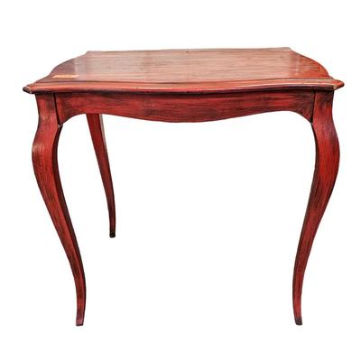 Red Side Table