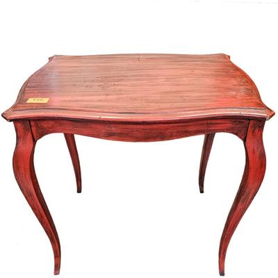 Red Side Table