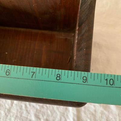 Vintage wood wall planter