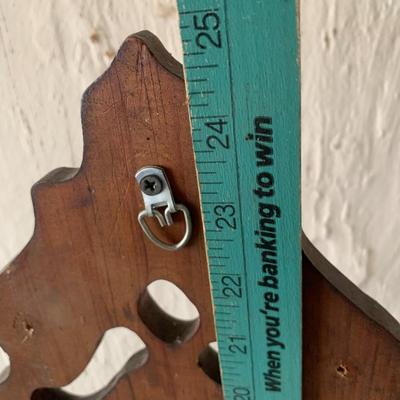 Vintage wood wall planter