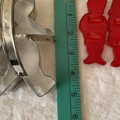 vintage collection of cookie cutters