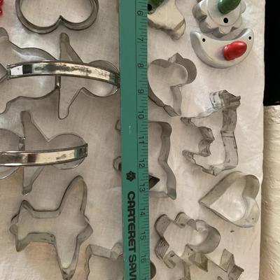 vintage collection of cookie cutters