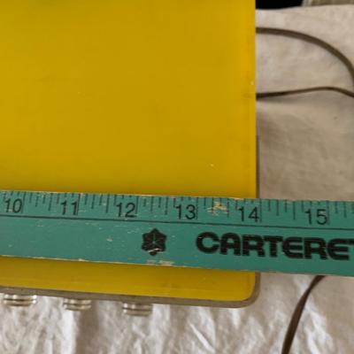 CYARTS B Deluxe 'Bullet' Radio Yellow Plexon + Lucite