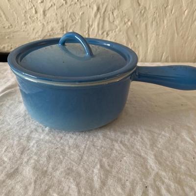 VIntage Descoware pot and lid