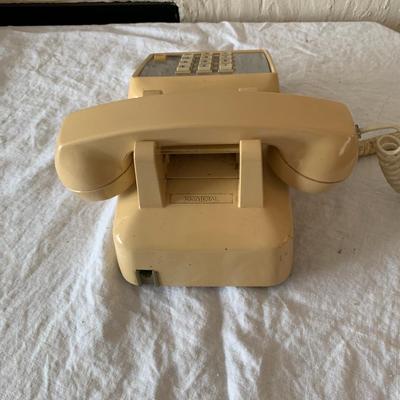 Vintage Comdial push button phone Biege/ Tan color