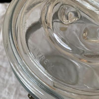 Vintage glass PYREX Flameware Percolator 6 cup Coffee Pot