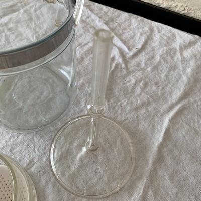 Vintage glass PYREX Flameware Percolator 6 cup Coffee Pot