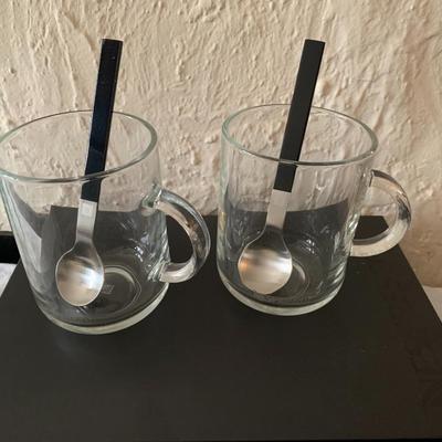 Nespresso Vertuo glasses and spoons