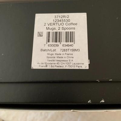 Nespresso Vertuo glasses and spoons