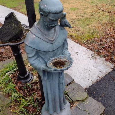Concrete Garden Statute Saint Francis of Assisi