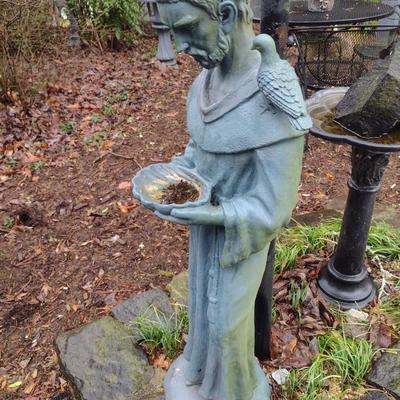 Concrete Garden Statute Saint Francis of Assisi