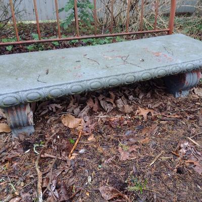 Concrete Garden Sitting Bench