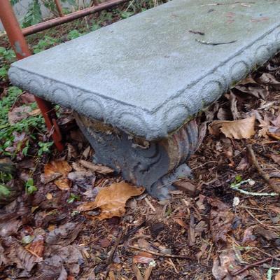 Concrete Garden Sitting Bench