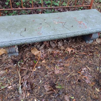 Concrete Garden Sitting Bench