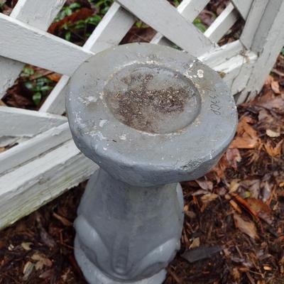 Concrete Bird Bath Pedestal