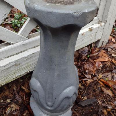 Concrete Bird Bath Pedestal