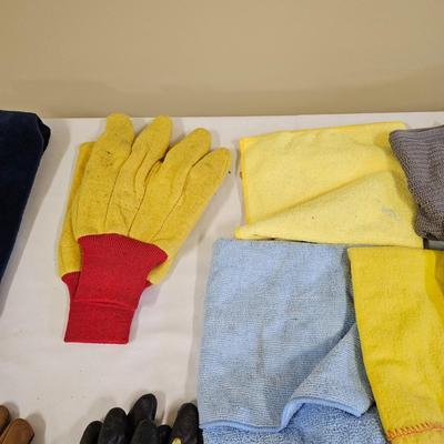 Assorted Buckets, Work Gloves & More (G-JS)