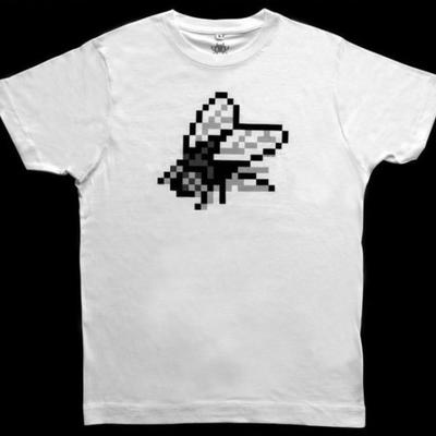 INVADER- PIXEL FLY SHIRT