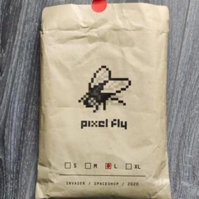 INVADER- PIXEL FLY SHIRT