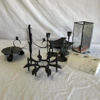 Dansk Wrought Iron Plus Marble Candleholders & More (K-RG)
